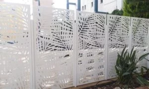 Valla de diseño Valla metálica en corte laser